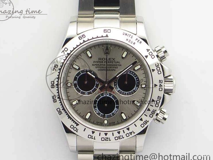 Edition 116519LN Dial A4130 Daytona SS Best Bracelet On SS JH Gray Bezel 0121